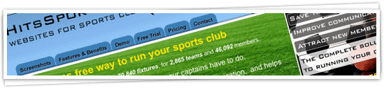 Screenshot of hitssports.com